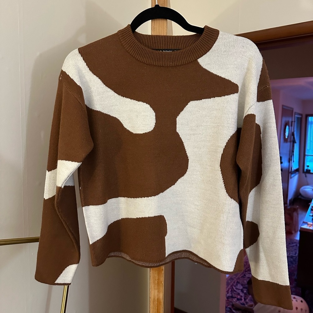 Wild Pony Cow Sweater